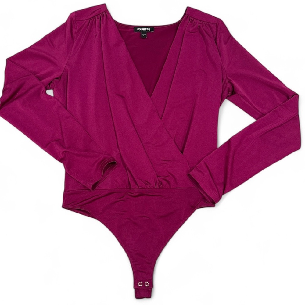 Express Size S Fuchsia Body Suit